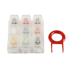 Hot Swappable 9 Key Tester With Clear Base For Mechanical Keyboards Switches