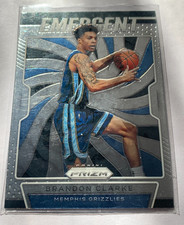 2018-19 Prizm Brandon Clarke Rookie Emergent Card #28 - Memphis Grizzlies. rookie card picture