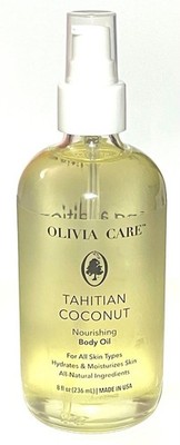 Olivia Care TAHITIAN COCONUT Nourishing Body Oil - Hydrates & Moisturizes Skin