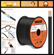 250FT 12/2 Low Voltage Landscape Wire - 12 Gauge Outdoor Lighting Cable, Direct