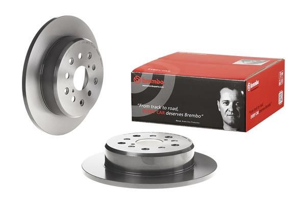 Brembo 2x Brake Discs Pair Solid Rear 307mm 08.A038.11 Set 4243130260 4243153010