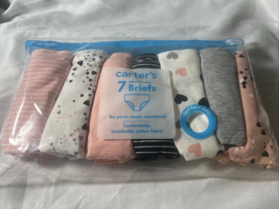 Pack de 7 calzoncillos (ropa interior) Carters niñas talla 10/12 Foto 2 de 3