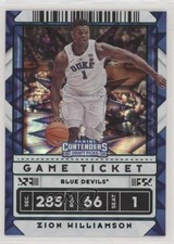 2020 Contenders Draft Picks Game Ticket Green Explosion Zion Williamson #13 06ko