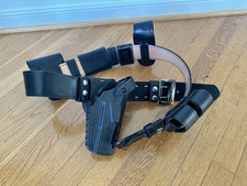 Galls Police Duty Belt Sz 46 Safariland Glock Holster Peerless Cuffs & Gear