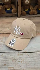 47 Brand New York Yankees '47 Clean Up Cap Khaki Icon Adjustable New