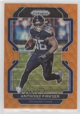 2021 Panini Prizm Orange Wave Prizm 14/60 Anthony Firkser #2 16lt