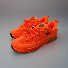 DC Shoes X Lucien Clarke Collab Uomo Skateboard Skate Arancione Uomo Taglia 7,5 Nuovo senza scatola