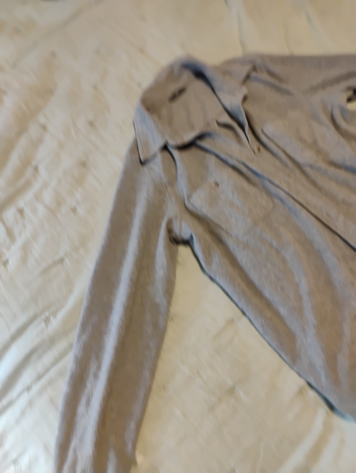 Members Mark Gray Button Down Sweater Women's Siz… - image 7