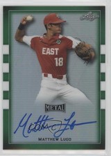 2018 Leaf Metal Perfect Game All-American Classic 4/10 Matthew Lugo Auto ms9