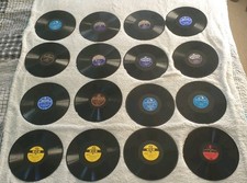 16 x 10 inch 78 rpm  Records.