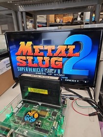 Metal Slug 2 SNK Cartridge Neo Geo MVS 100% Authentic Tested & Working