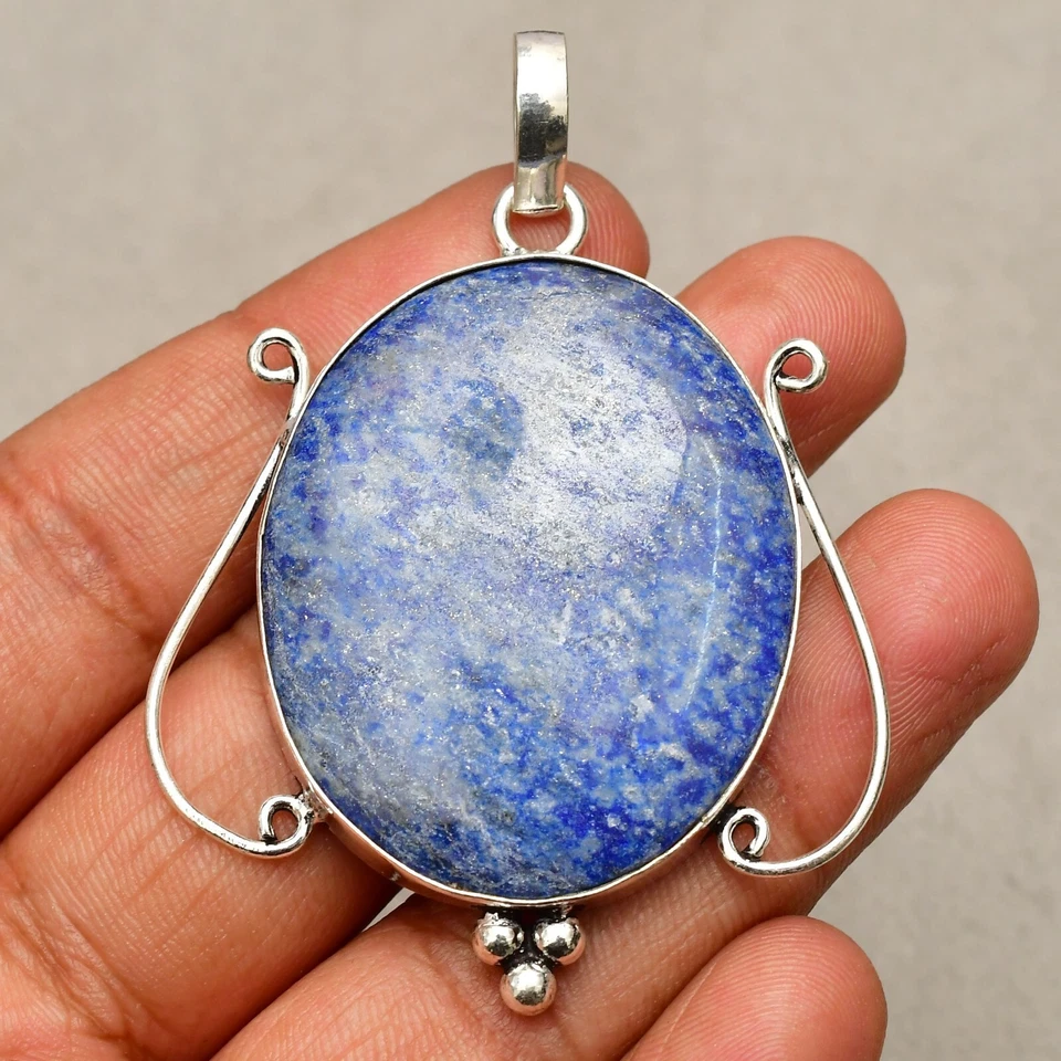 Ciondolo gioiello in argento sterling 925 fatto a mano con pietra preziosa... - Immagine 3 di 4