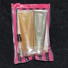 Victoria's Secret HEAVENLY Travel Size 3 Pc Lotion Wash Spray Gift Set