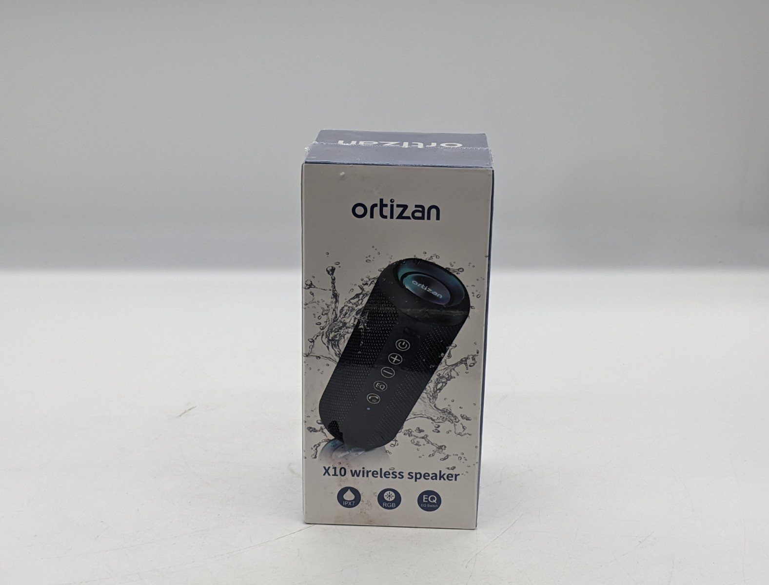 Ortizan X10 Bluetooth speaker wireless 5.3 IPX7 24W stereo sound 30h RGB black