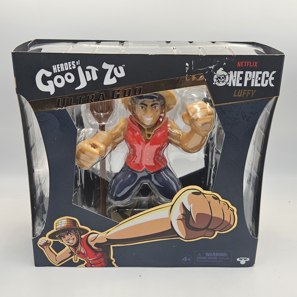 LUFFY ONE PIECE Heroes of Goo Jit Zu ULTRA GOO Netflix 2024