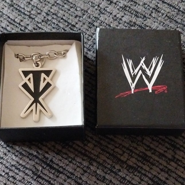 WWE Authentic Undertaker Pendant Necklace w/ Chain & WWE Branded Box, Licensed