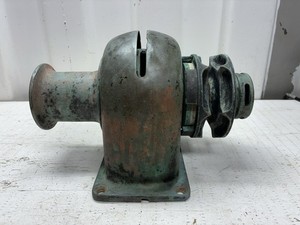 Vintage Bronze Manual Windlass Double Action Lever For 5/16” Chain