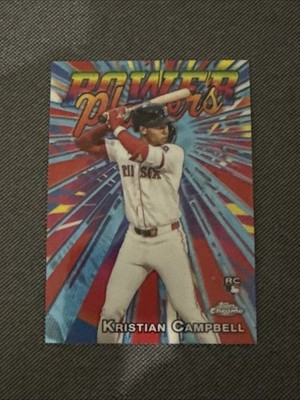 2025 Topps Chrome Update Series - Power Players Kristian Campbell #PP-27 (RC)