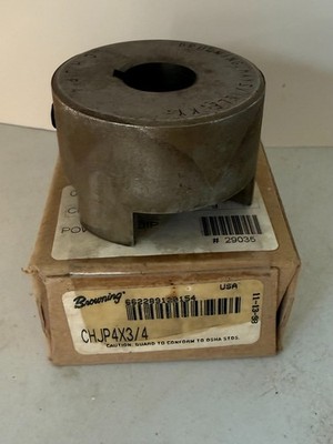 Browning CHJP4X3/4 Jaw Coupling Hub 3/4'' Keyed Bore Lovejoy Style NOS Qty Availa