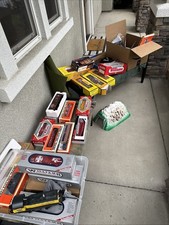 HUGE Model Train Lot - O gauge - Lionel, Rail King, 45 Feet Of Track