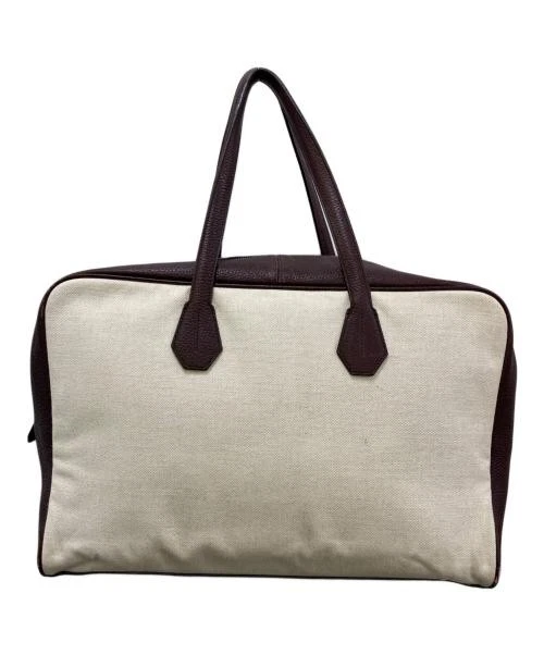 Bolso Boston BALLY Cuero y Lona Beige×Marrón Foto 2 de 4