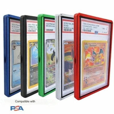 Premium Magnetic Graded Card Slab Protector Case Pokémon for PSA - UV Protection - Image 1 of 4