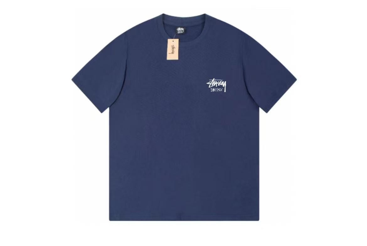 Stussy BANGKOK T-SHIRT navy Blue special | eBay