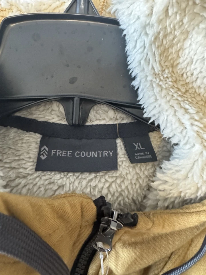 Free County молнии толстовка с капюшоном размер XL совершенно новый - Изображение 3 из 4