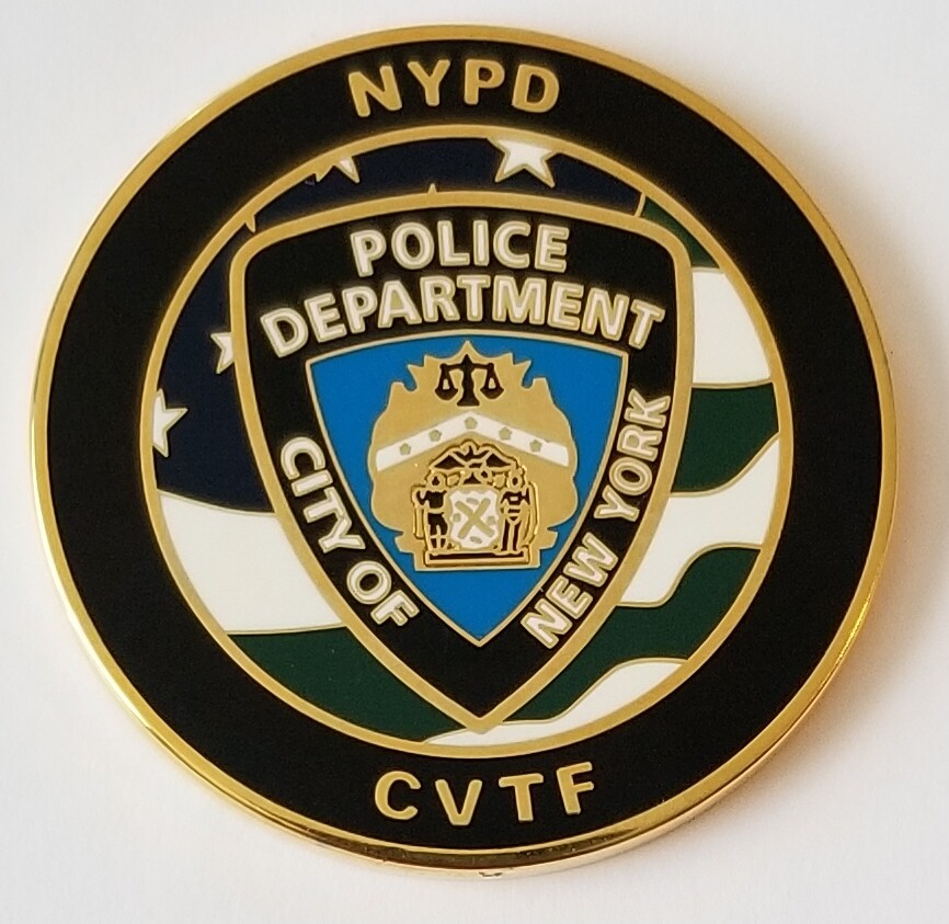 NYPD CITY WIDE Anti-Graffiti VANDAL SQUAD CVTF Task Force 1.75