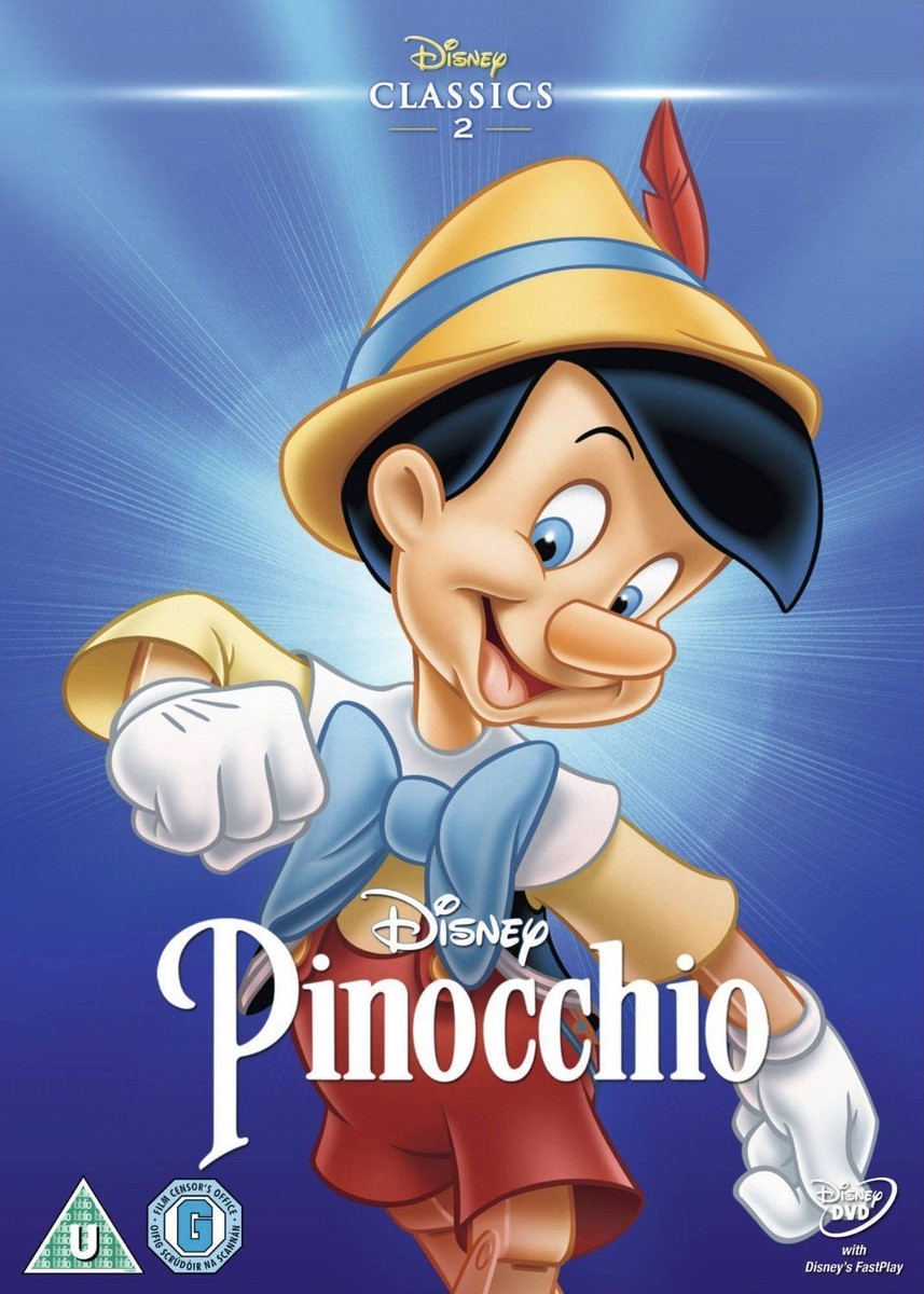 PINOCCHIO DISNEY NEW DVD ON SPINE O RING SLIP COVER LTD EDITION - Main Image