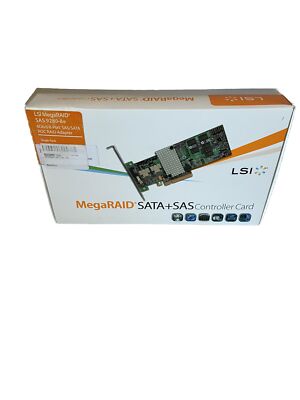 LSI MegaRAID 9280-8E SATA SAS Controller Card 6 GB 8 Port ROC RAID Adapter