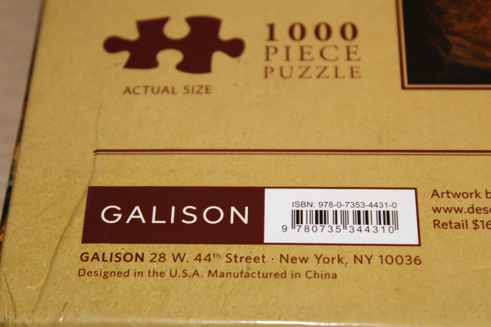 GALISON Greg Olsen The Nativity 1000 Pieces Puzzle 20" X 27" NEW IN OPEN BOX - Image 3 of 4