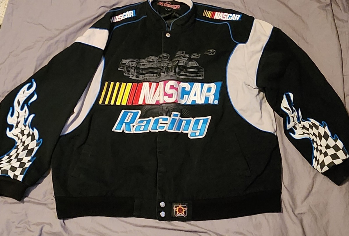 Vintage Jeff Hamilton JH Design NASCAR Racing Team Black Blue