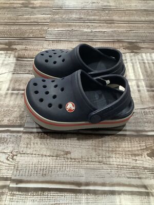 Red Navy Crocs Size Kids' Crocband Clog In Navy Red – Crocs