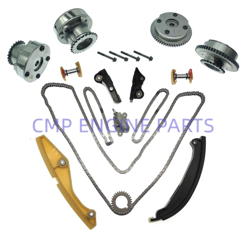 Timing Chain Kit With VVT Cam Phaser for Ford F-150 Lincoln MKX 3.5L 2011-2017 - Image 2 of 4