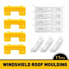 For Honda Accord 03-17 Civic 2007-11 Windshield Roof Moulding Clips Repair Kit C