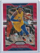 2020 Panini WNBA Prizm ARIKE OGUNBOWALE Red Ruby Wave Prizm Wings Parallel