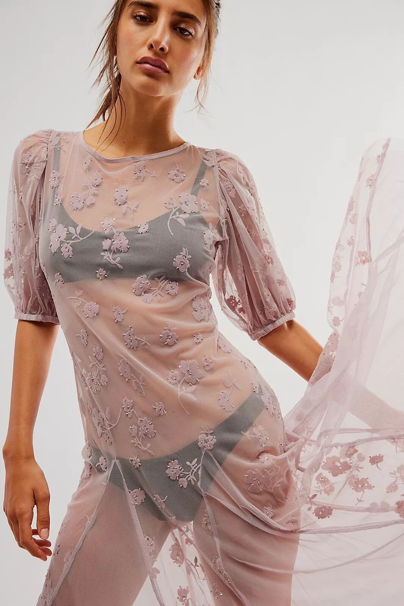 Free People Viola Midi Dress Size XS | eBay