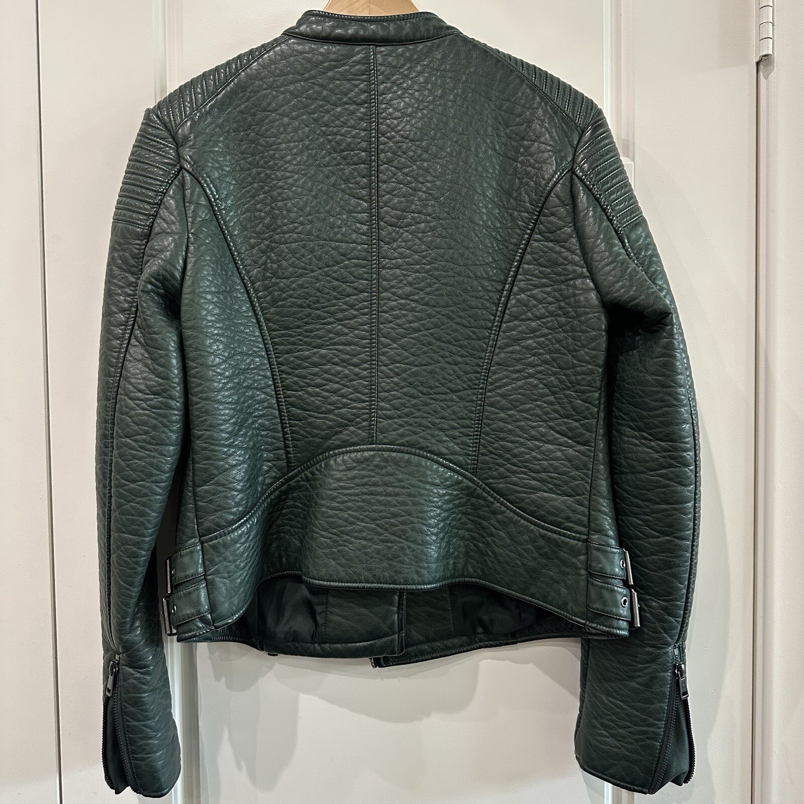 Medium Size Double Breasted Jacket, Dark Green. V… - image 7