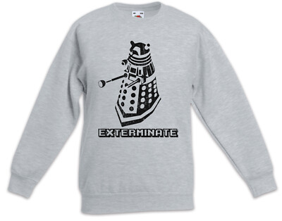 Exterminate Kinder Pullover Yasmin Ryan Doc Doctor Dr. Fun Dalek Daleks Who