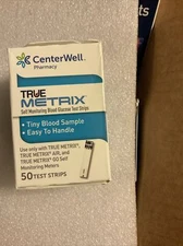 Two True Metrix Self Monitoring Glucose Test Strips 50 strips. New  Exp 12/31/24