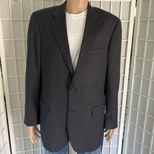Men's Jos.A Bank 42L Smoke Gray 100 Wool Business Blazer/Sports Coat