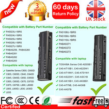PA5024U-1BRS PA5109U Battery For Toshiba Satellite PRO C850 L850 L870 M800 P800