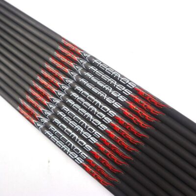 12pcs New Carbon Arrow Shaft ID 5.2mm 31'' Arrow Tube Spine 300-800 Archery