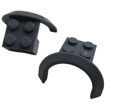 Lego 50745 Vehicle Mudguard Wheel Arch Dark Grey Pack 4 Pieces