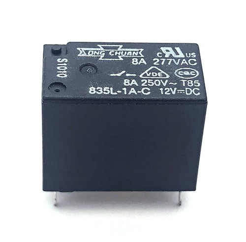 Relais SONG CHUAN 855AW-1A-C1 12VDC - Neuf, Parfait Pour électronique Auto Ou Bricolage