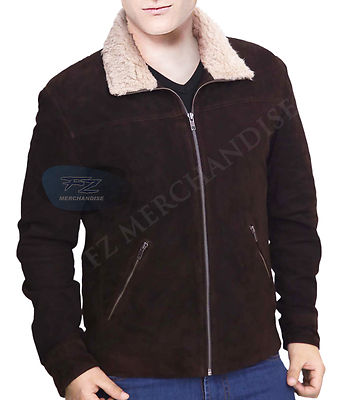 The Walking De ad Suede Brown Leather Jacket -All Sizes BNWT