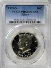 1976 - S  Silver Kennedy Half Dollar - PCGS  PR69DCAM