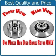 (1) Front Rotor & Hub Wheel Bearing For Ford ...