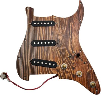 Prewired Loaded Pickguard with SSS Single Coil Pickups for Fender Strat Guitar